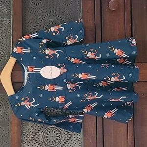 Girls NWT Christmas Nutcracker Dress 12-18 Months 18-24 Months Navy Blue